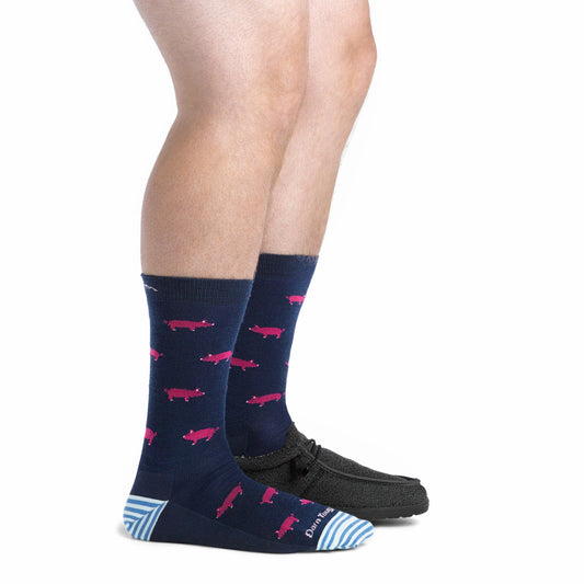 Men's Truffle Hog Crew Lightweight Lifestyle Socks- Last Chance | Darn Tough