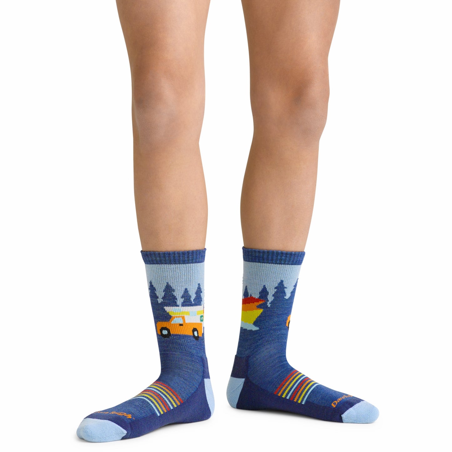 Kids Van Wild Micro Crew Lightweight Hiking Socks | Darn Tough