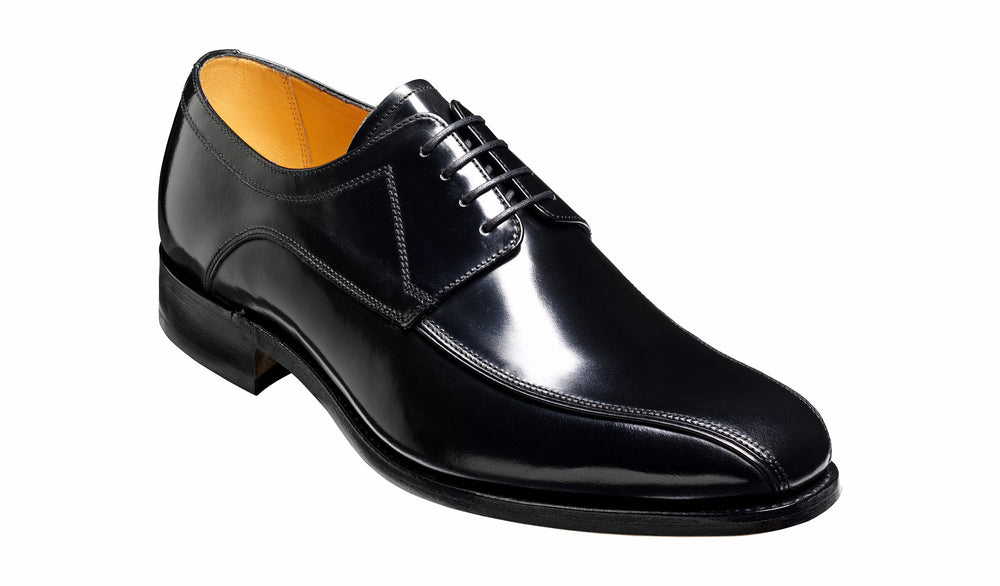 Newbury - Black Hi-Shine Derby Shoe | Barker Shoes