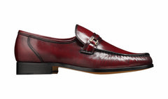 Wade - Burgundy Kid Loafer | Barker Shoes