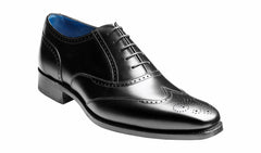 Johnny - Black Calf Brogue | Barker Shoes