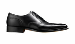 Johnny - Black Calf Brogue | Barker Shoes