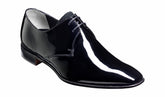 Goldington - Black Patent / Suede Black Derby Dress Shoe | Barker Shoes