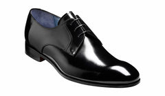 Rutherford - Black Hi-Shine Derby | Barker Shoes