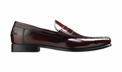 Newington - Burgundy Hi-Shine | Barker Shoes