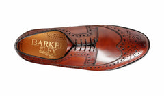 Portrush - Walnut Calf Wingtip Derby | Barker Shoes