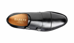 Tunstall - Black Calf Monk Strap | Barker Shoes