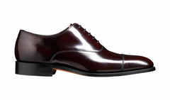 Winsford - Burgundy Hi-Shine Oxford | Barker Shoes