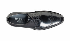 Woodbridge - Black Hi-Shine Derby | Barker Shoes