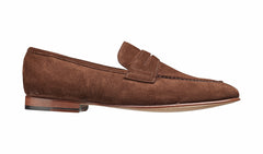 Ledley - Castagnia Suede Loafer | Barker Shoes
