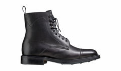 Donegal - Black Grain - Mens Top-cap Boot | Barker Shoes