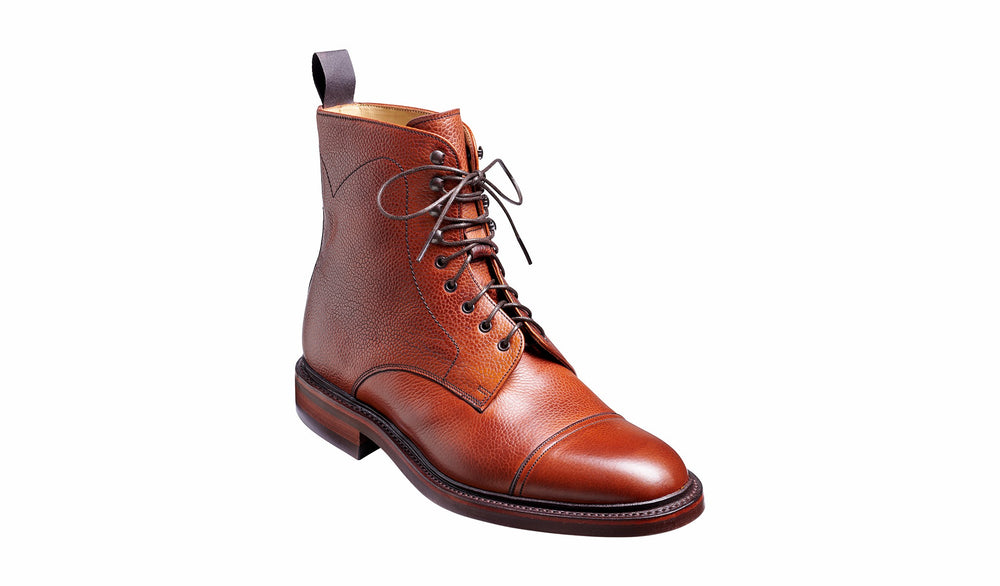 Donegal - Antique Rosewood Grain - Top cap Boot | Barker Shoes
