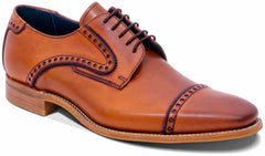 Stewart - Antique Rosewood/ Navy | Barker Shoes