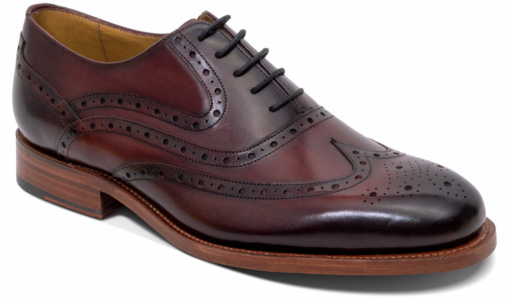 Liffey - Hand Brushed Burgundy | Barker Shoes