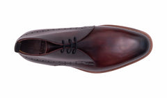 Tyne - Hand Brushed Burgundy | Barker Shoes