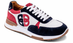 Boston - Red/White/Navy | Barker Shoes