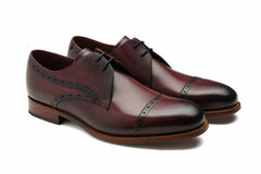 Ealing - Hand Brushed Burgundy | Barker Shoes
