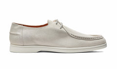 Vigo - White Suede White Sole | Barker Shoes