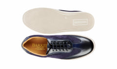 Stig - Navy Suede Calf | Barker Shoes