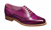 Fearne - Purple Hand Painted - Ladies Brogue Shoe | Barker Shoes