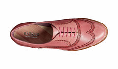 Santina - Pink / Glitter Crust Brogue | Barker Shoes