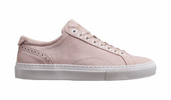 Isla - Pink Suede Womens Rubber Sole Sneaker Shoe | Barker Shoes