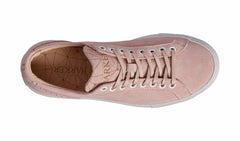 Isla - Pink Suede Womens Rubber Sole Sneaker Shoe | Barker Shoes
