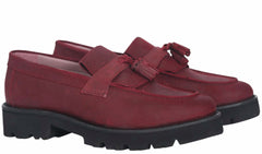 Tia - Burg Suede | Barker Shoes