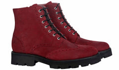 Kelsey - Burg Waxy Suede | Barker Shoes