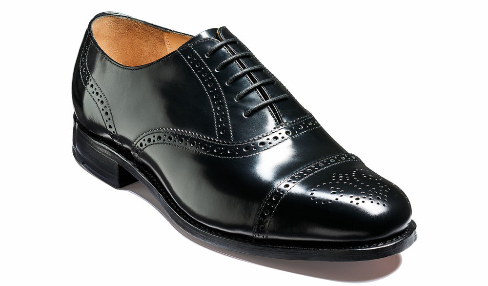 Gatwick - Black Hi-Shine | Barker Shoes