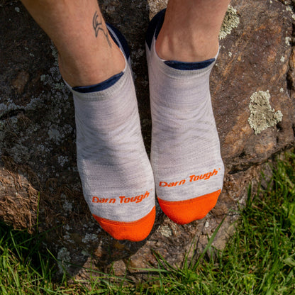 Men's Run No Show Tab Cushioned Ultra-Lightweight Running Socks | Darn Tough