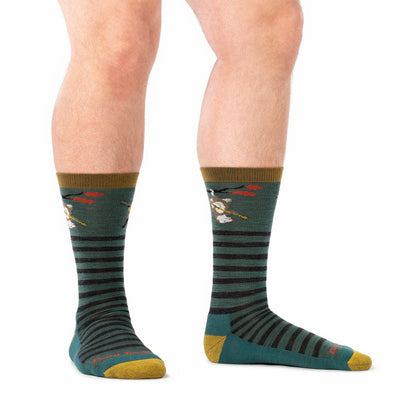 Men's Wild Life Crew Lightweight Lifestyle Socks | Darn Tough