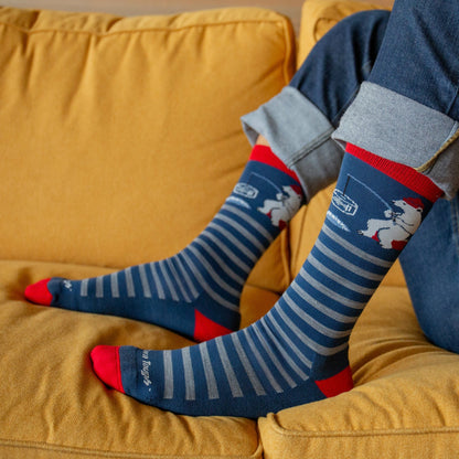 Men's Wild Life Crew Lightweight Lifestyle Socks | Darn Tough
