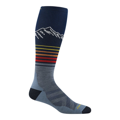 Men's Steep Lines Over-the-Calf Lightweight Ski & Snowboard Socks | Darn Tough