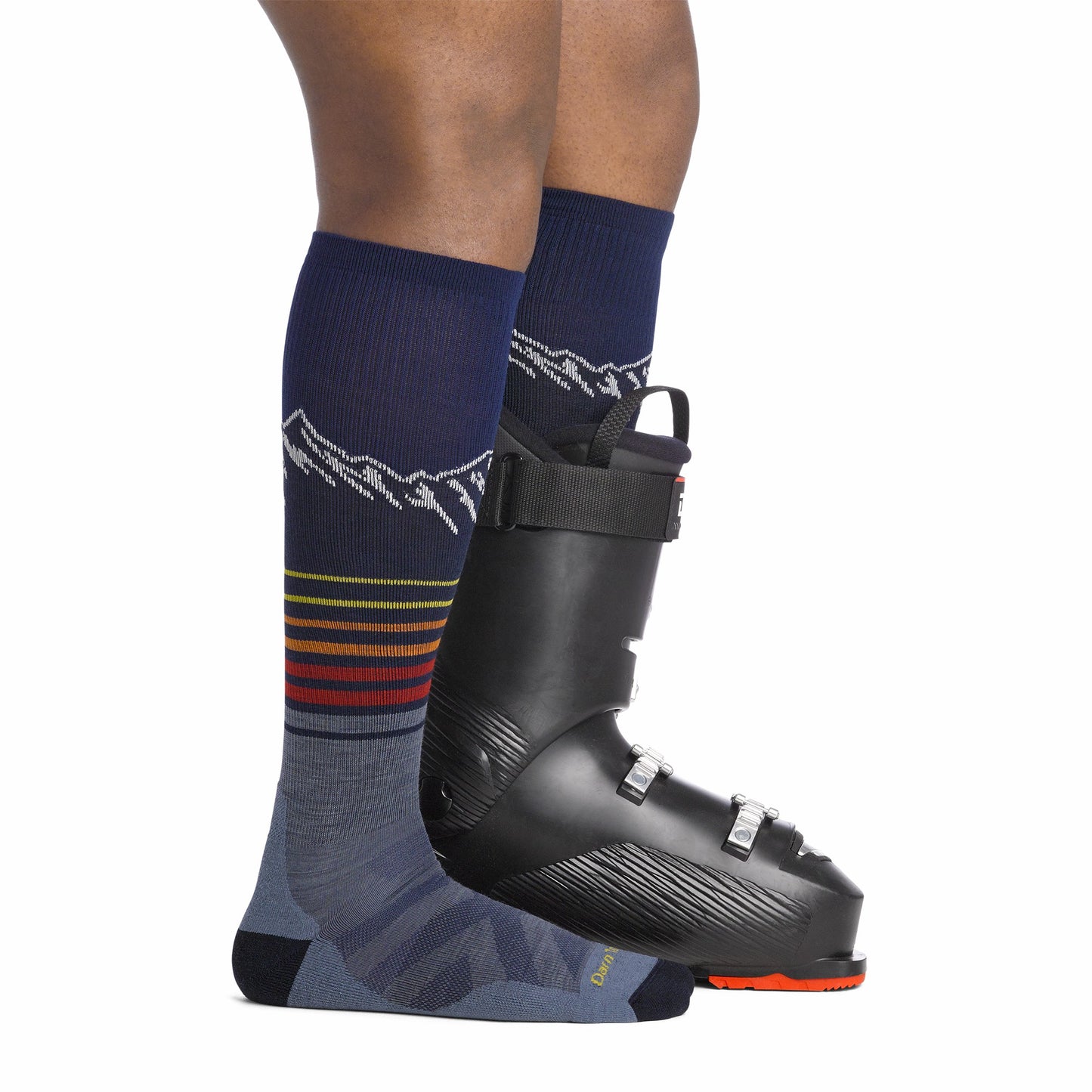 Men's Steep Lines Over-the-Calf Lightweight Ski & Snowboard Socks | Darn Tough