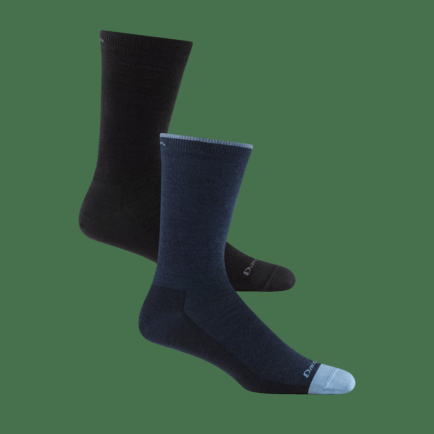 Men's Solid Crew Lifestyle 2-Pack | Darn Tough