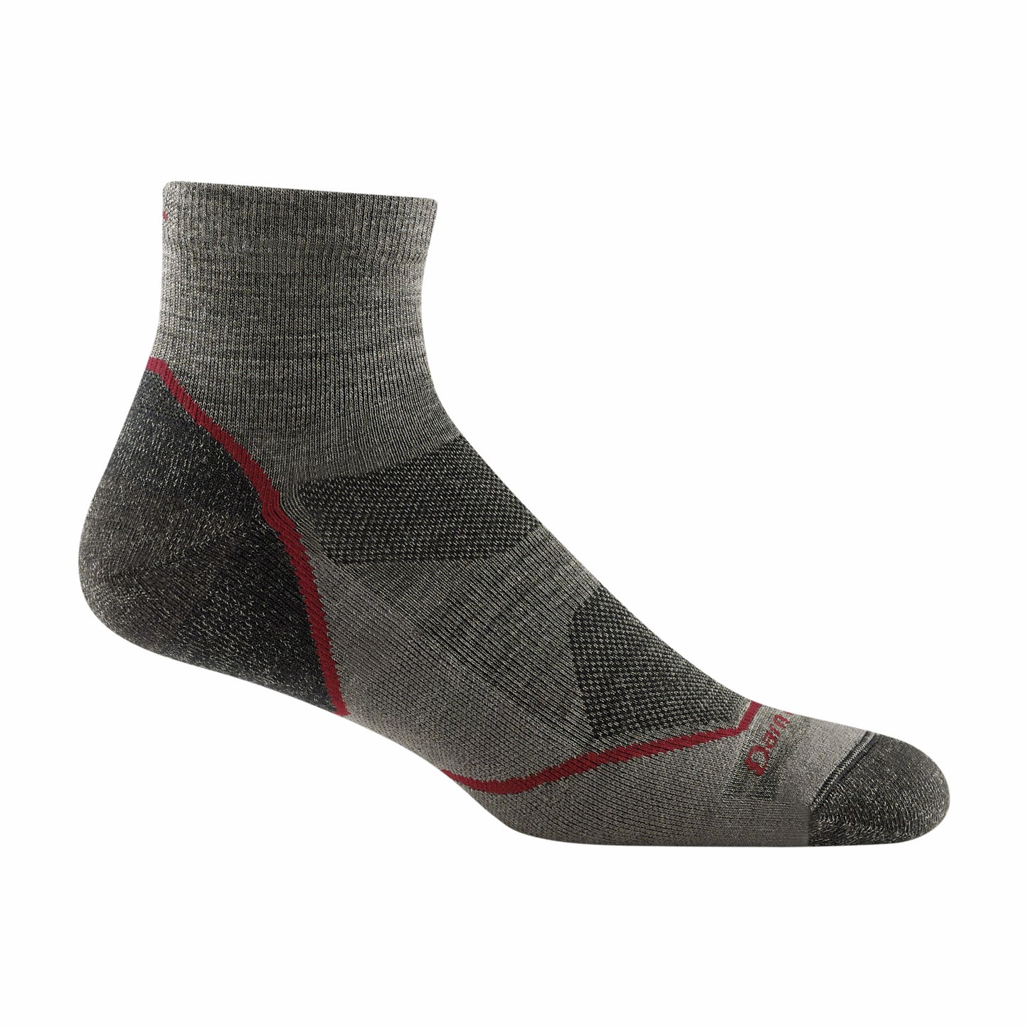 Men's Light Hiker Quarter Lightweight Hiking Socks | Darn Tough