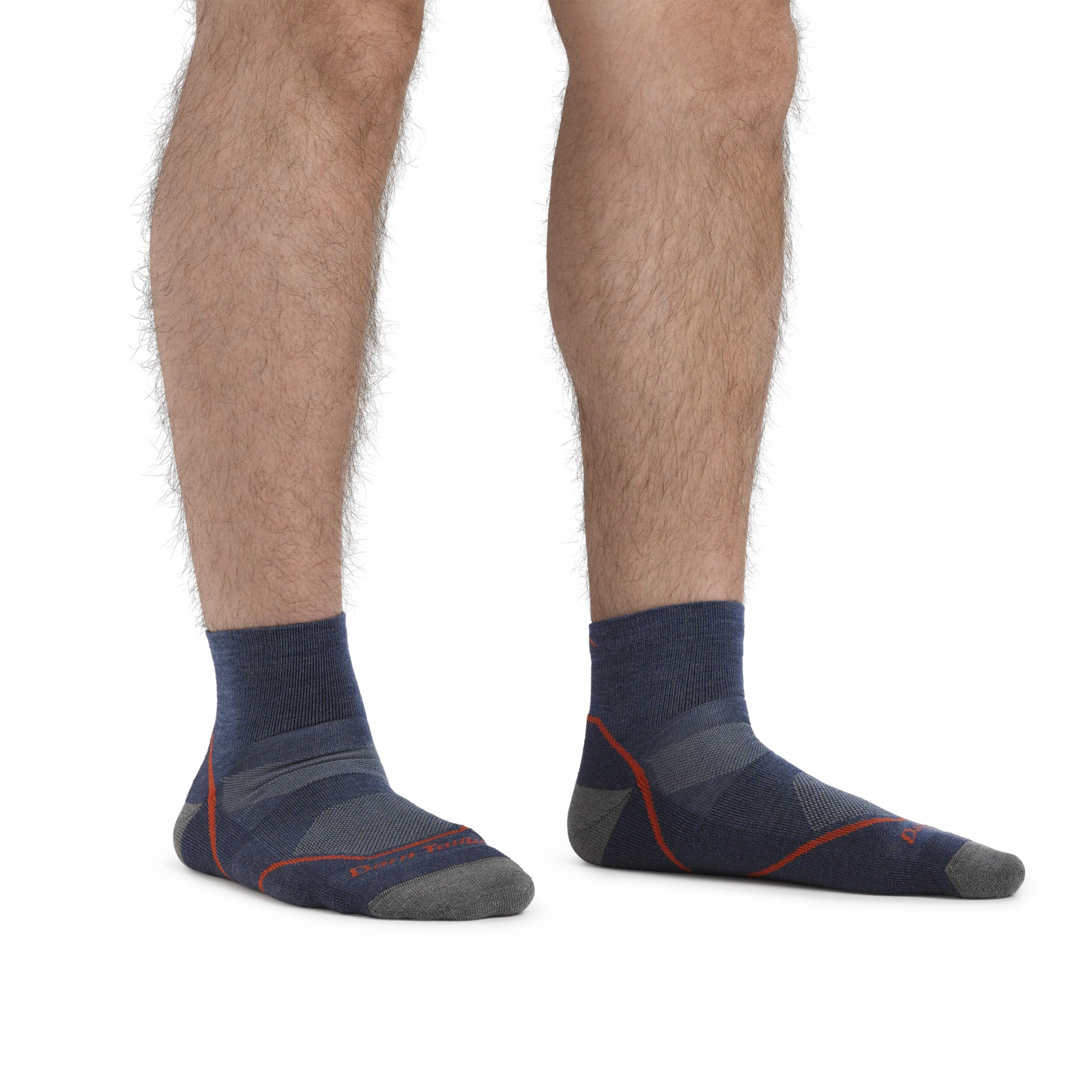 Men's Light Hiker Quarter Lightweight Hiking Socks | Darn Tough