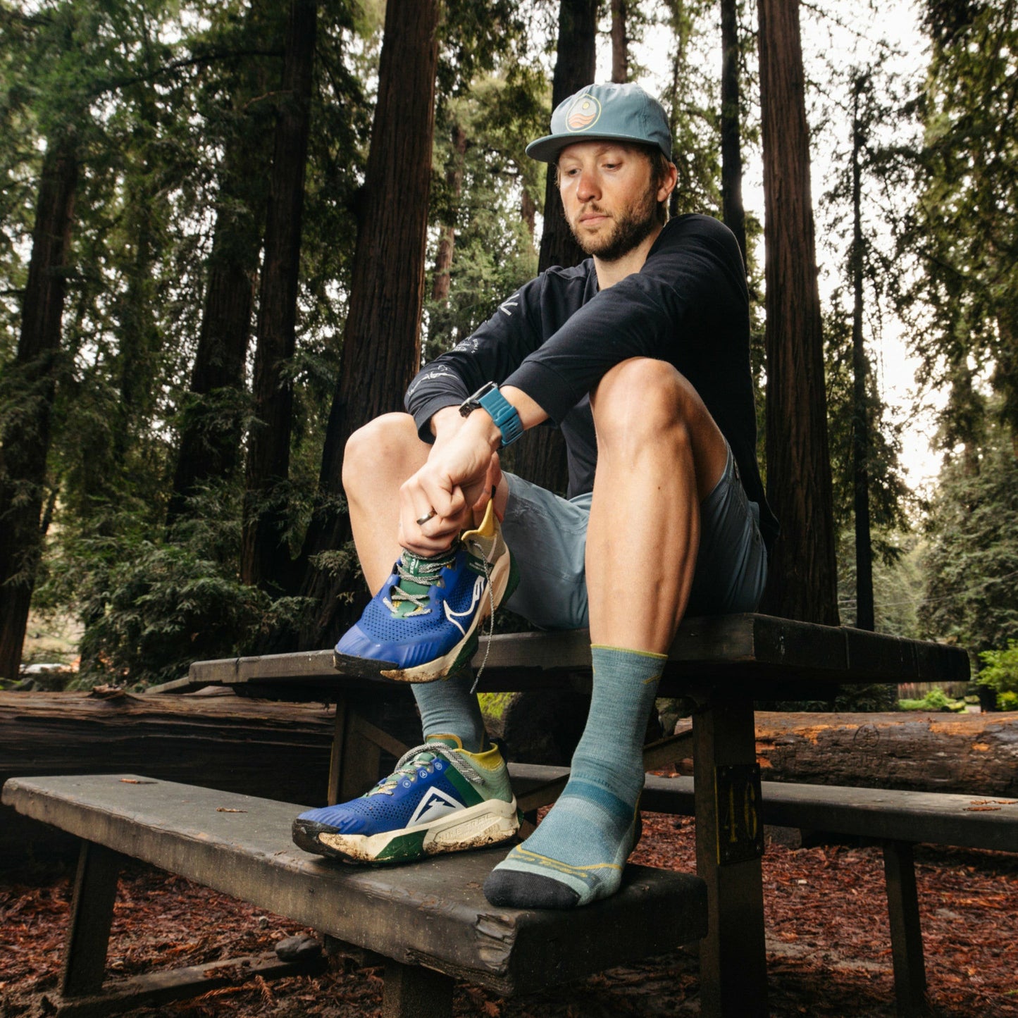 Men's Light Hiker Micro Crew Lightweight Hiking Socks | Darn Tough