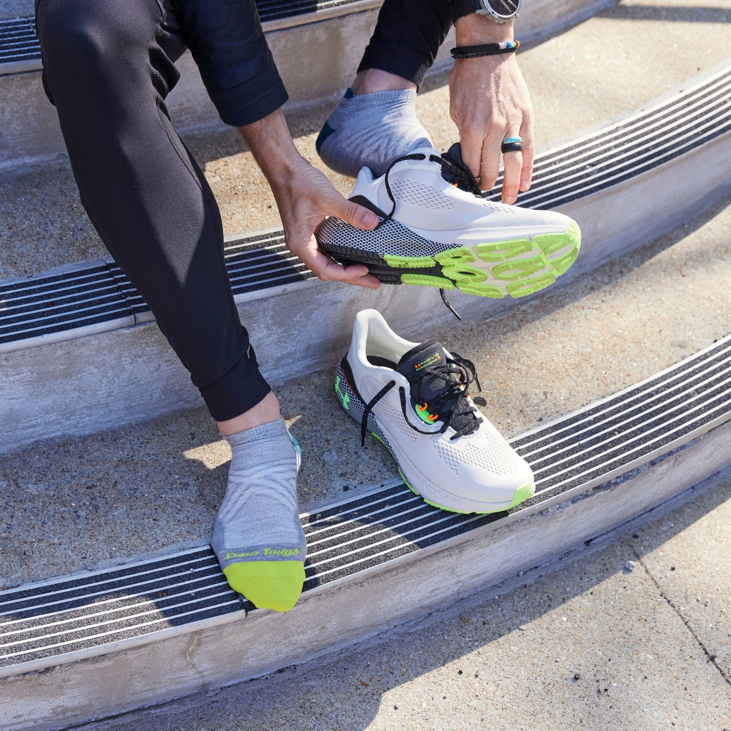 Men's Run No Show Tab Ultra-Lightweight Running Socks | Darn Tough