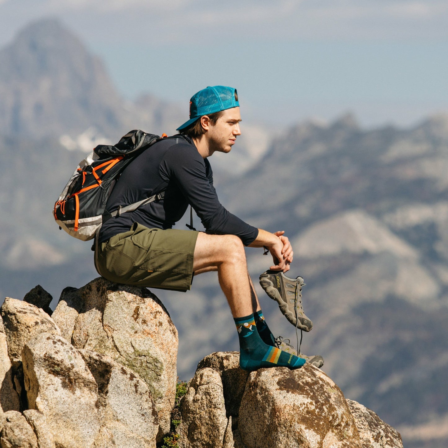 Men's Sunset Ridge Micro Crew Lightweight Hiking Socks | Darn Tough