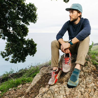 Men's Light Hiker No Show Lightweight Hiking Socks | Darn Tough