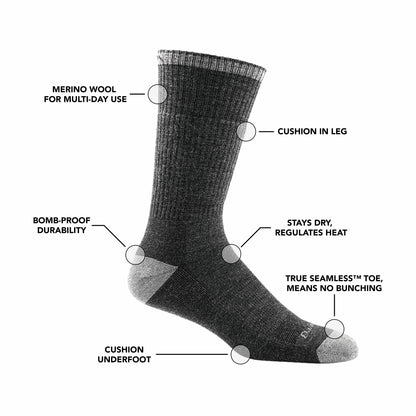 Men's John Henry Boot Midweight Work Socks | Darn Tough
