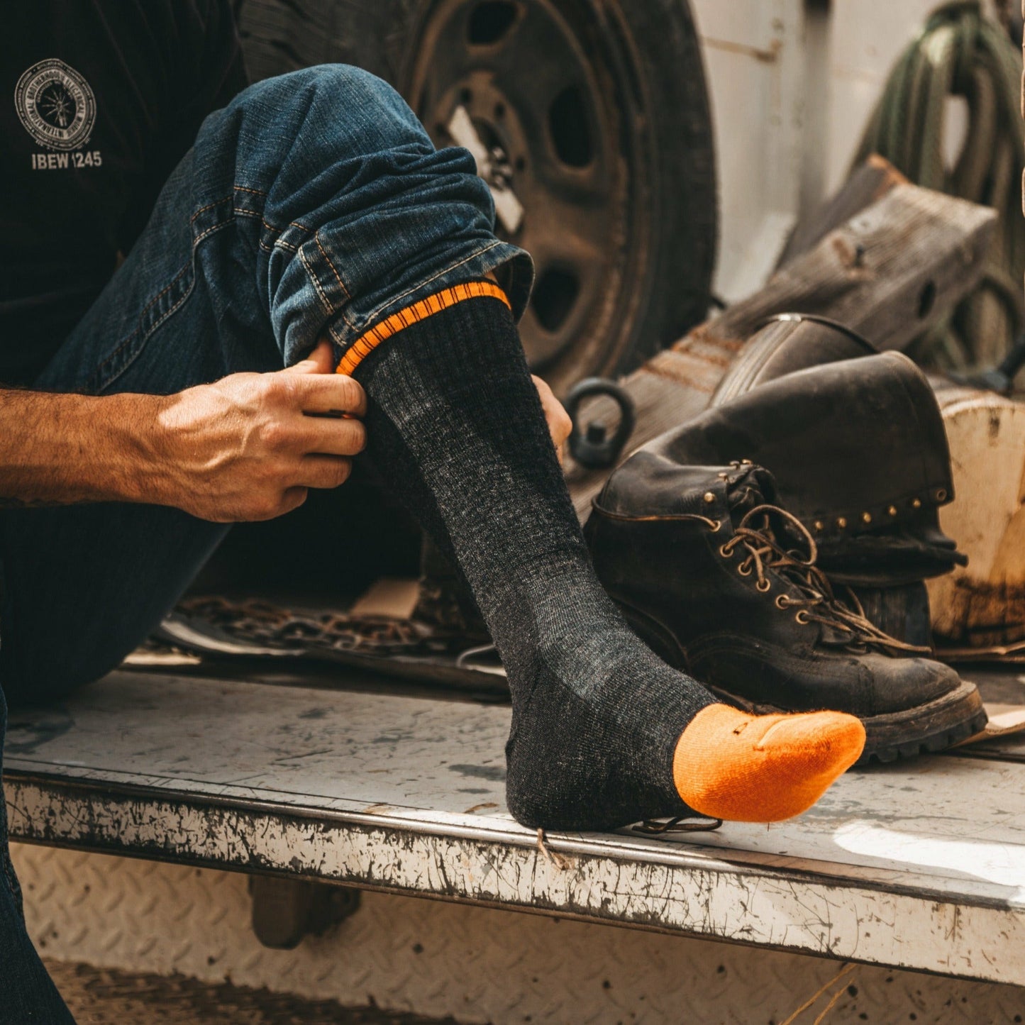 Men's Steely Boot Work Sock 3-Pack | Darn Tough