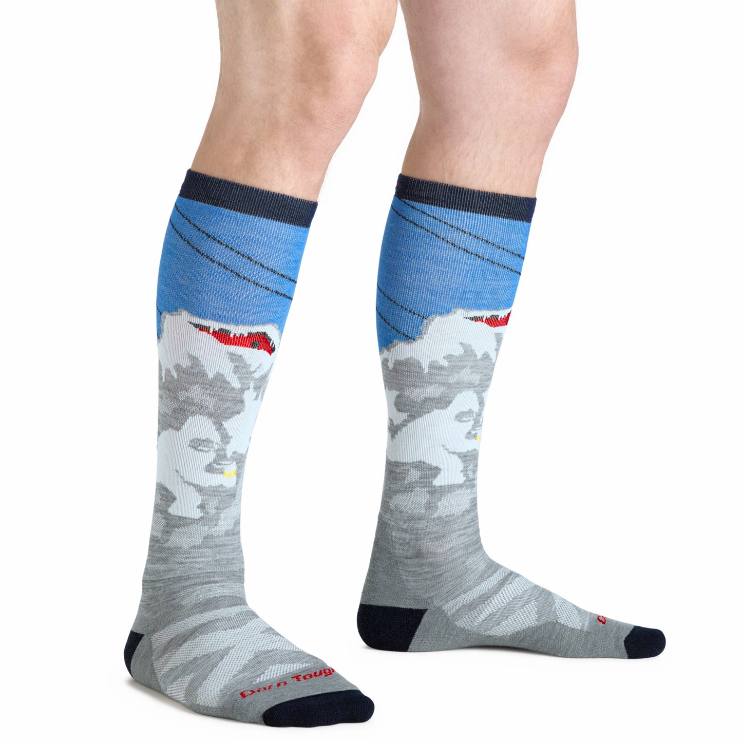 Men's Heady Yeti Over-the-Calf Midweight Ski & Snowboard Socks | Darn Tough