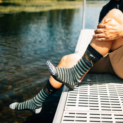 Men's Animal Haus Crew Lightweight Lifestyle Socks | Darn Tough