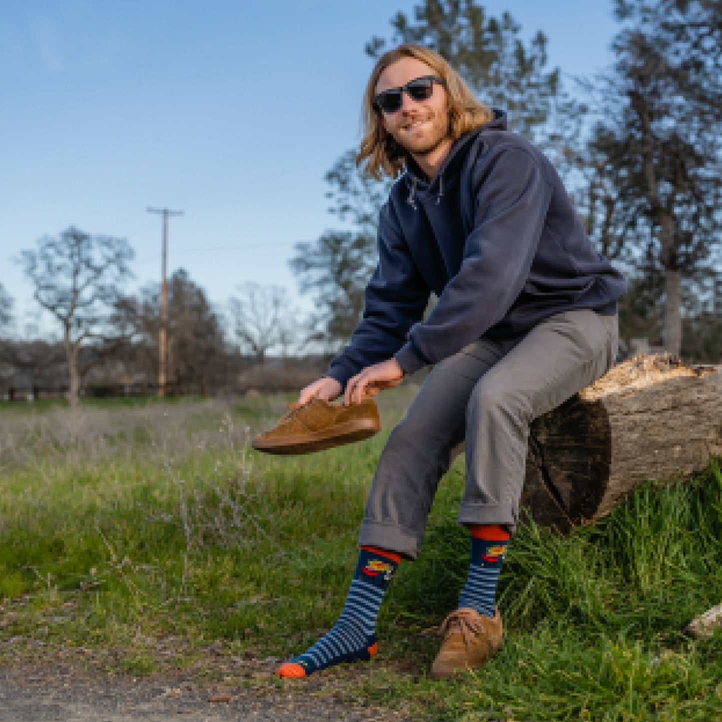 Men's Animal Haus Crew Lightweight Lifestyle Socks | Darn Tough