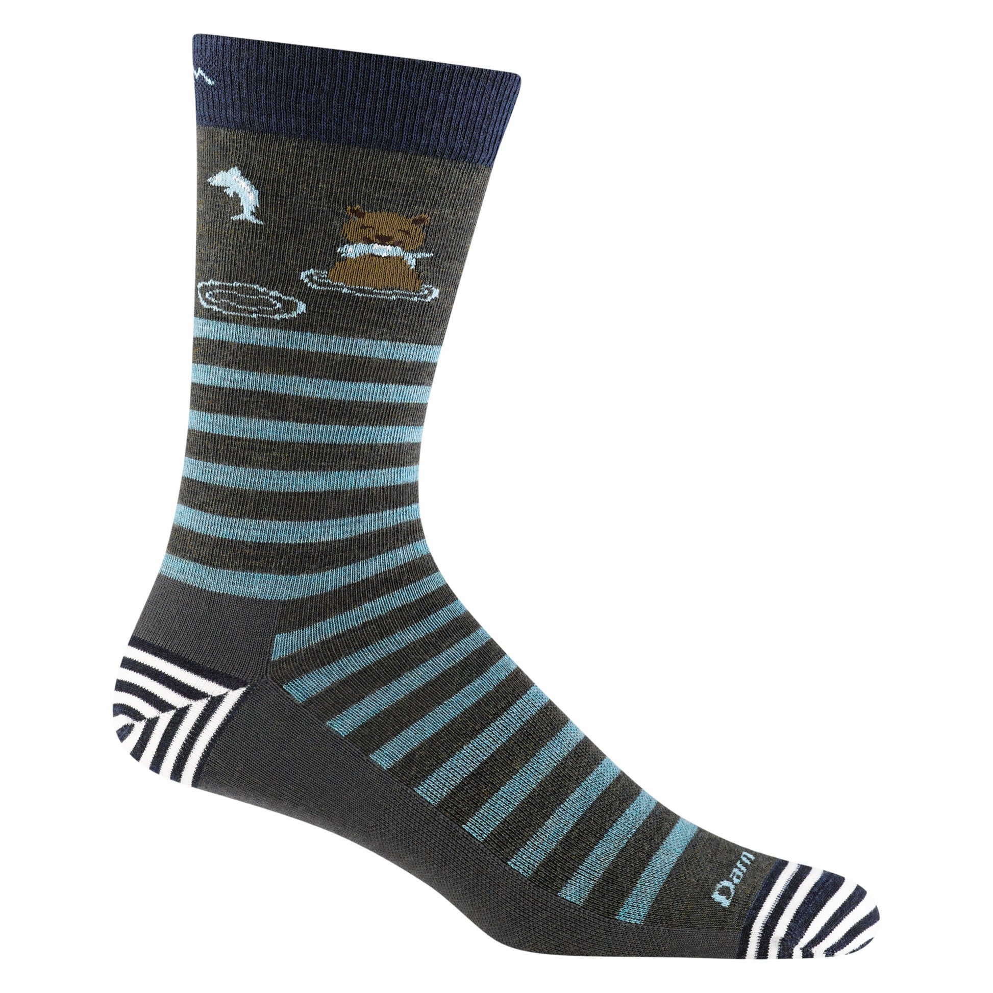 Men's Animal Haus Crew Lightweight Lifestyle Socks | Darn Tough