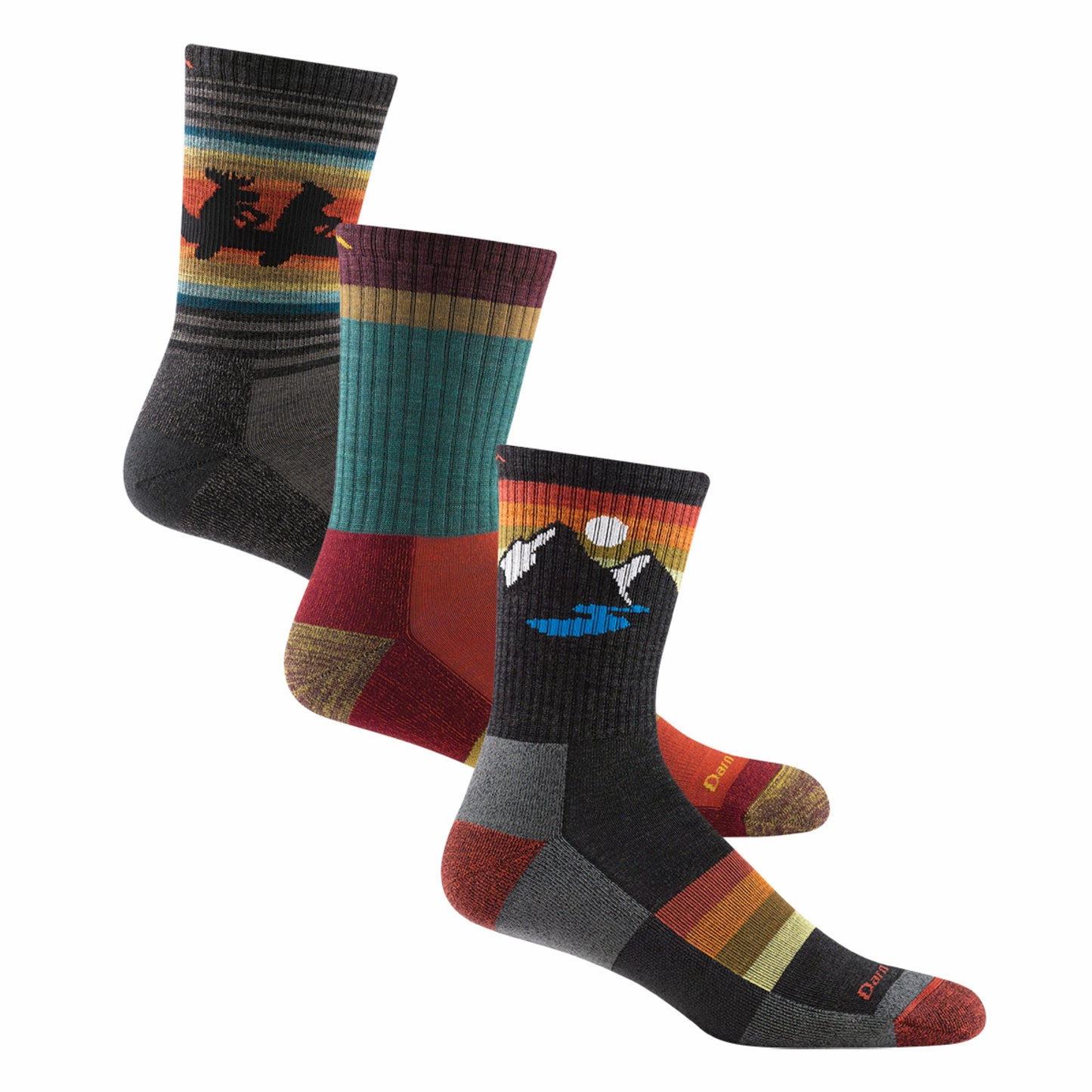 Charcoal/Teal/Taupe,M