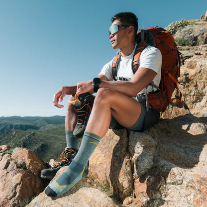 Men's Light Hiker Boot Lightweight Hiking Socks | Darn Tough